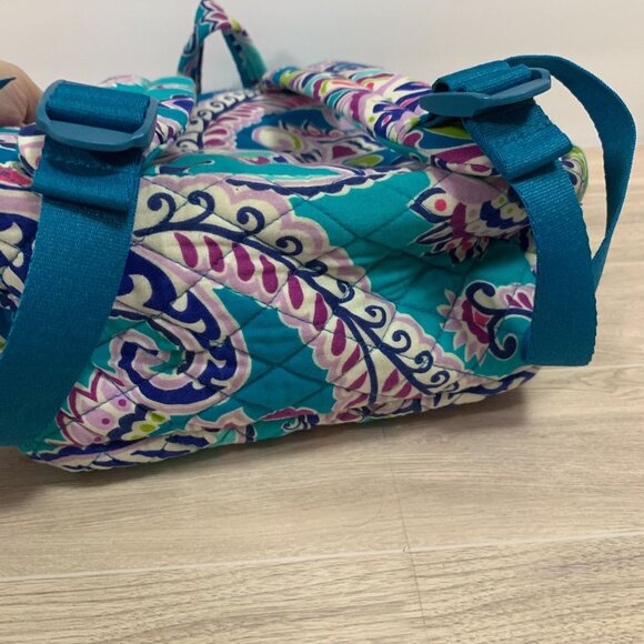 Vera Bradley Small Backpack Waikiki Paisley Quilted Backpack - Picture 6 of 11